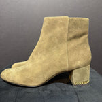 Load image into Gallery viewer, Michael Kors NEW Suede Chain Heel BOOTIES 10
