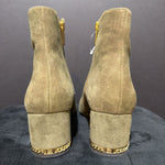 Load image into Gallery viewer, Michael Kors NEW Suede Chain Heel BOOTIES 10
