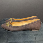 Load image into Gallery viewer, Talbots Suede w/Chain Detail SHOES 6.5

