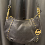 Load image into Gallery viewer, Michael Kors Studded Pebbled Leather HANDBAGS M
