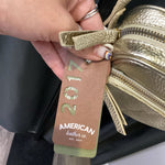 Load image into Gallery viewer, American Leather Co Metallic Leather HANDBAGS Crossbody
