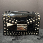 Load image into Gallery viewer, Prada Patent Studded HANDBAGS XS
