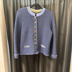 Load image into Gallery viewer, Loden Plankl 2 Tone Wool Lace Back SWEATERS 38

