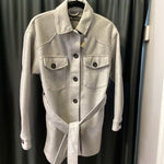 Load image into Gallery viewer, Zara 2 Pocket Shacket Belted JACKETS S
