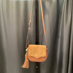Load image into Gallery viewer, Rebecca Minkoff Leather Suede Flap Crossbody HANDBAGS S
