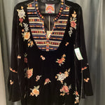 Load image into Gallery viewer, Johnny Was NWT Velvet Embroidered TOPS Large

