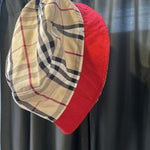 Load image into Gallery viewer, Burberry Plaid Bucket ACCESSORIES Hat
