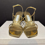 Load image into Gallery viewer, Jimmy Choo W/ BOX Etana Metallic Strappy SHOES 38.5
