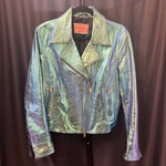 Load image into Gallery viewer, La Pelle Metallic W/Fringe JACKETS 46/Med
