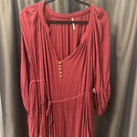 Load image into Gallery viewer, Free People Maxi 3/4 Slv Double Layer DRESSES XL
