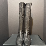 Load image into Gallery viewer, Chanel AS IS Leather Logo Toe BOOTS 40
