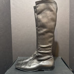 Load image into Gallery viewer, Chanel AS IS Leather Logo Toe BOOTS 40
