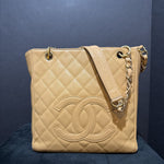 Load image into Gallery viewer, Chanel Petit Shopping Tote HANDBAGS S
