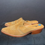 Load image into Gallery viewer, Patricia Nash Suede Mules Stitched SHOES 8
