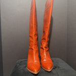 Load image into Gallery viewer, Franco Sarto Tall Embossed BOOTS 8.5
