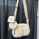 Load image into Gallery viewer, Michael Kors NEW Leather Crossbody w/ 2 Pouches HANDBAGS S
