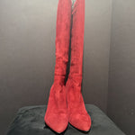 Load image into Gallery viewer, Via Spiga Suede Tall Heel BOOTS 9.5
