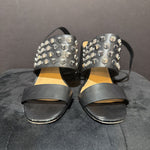 Load image into Gallery viewer, Michael Kors Studded Leather Sandal Heels SHOES 7
