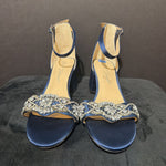 Load image into Gallery viewer, Betsey Johnson RS Satin Sandal Heels SHOES 7
