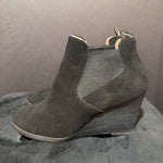 Load image into Gallery viewer, Caslon Suede Wedge BOOTIES 6.5
