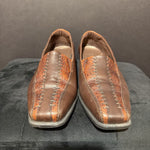 Load image into Gallery viewer, Ecco Leather Snake Stitching Loafers SHOES 41
