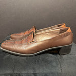 Load image into Gallery viewer, Ecco Leather Snake Stitching Loafers SHOES 41
