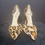 Load image into Gallery viewer, Sam Edelman Calf Hair Heels SHOES 7.5

