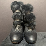Load image into Gallery viewer, Dolce Vita Rabbit Fur Leather High Heel SHOES 8.5
