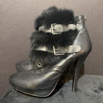 Load image into Gallery viewer, Dolce Vita Rabbit Fur Leather High Heel SHOES 8.5
