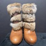 Load image into Gallery viewer, Dolce Vita Rabbit Fur Leather High Heel SHOES 7
