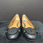 Load image into Gallery viewer, Tory Burch Leather Logo Flats SHOES 7.5

