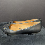 Load image into Gallery viewer, Tory Burch Leather Logo Flats SHOES 7.5

