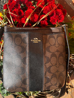 Load image into Gallery viewer, Coach Leather Monogrammed Crossbody
