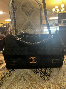 Chanel Checkered Flap Handbag (Size Small)