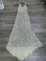 Load image into Gallery viewer, Shail K Sequins Halter Evening Dress - Size 2
