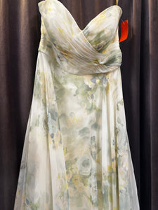 Jenny Yoo Floral Evening Gown (Size 8)