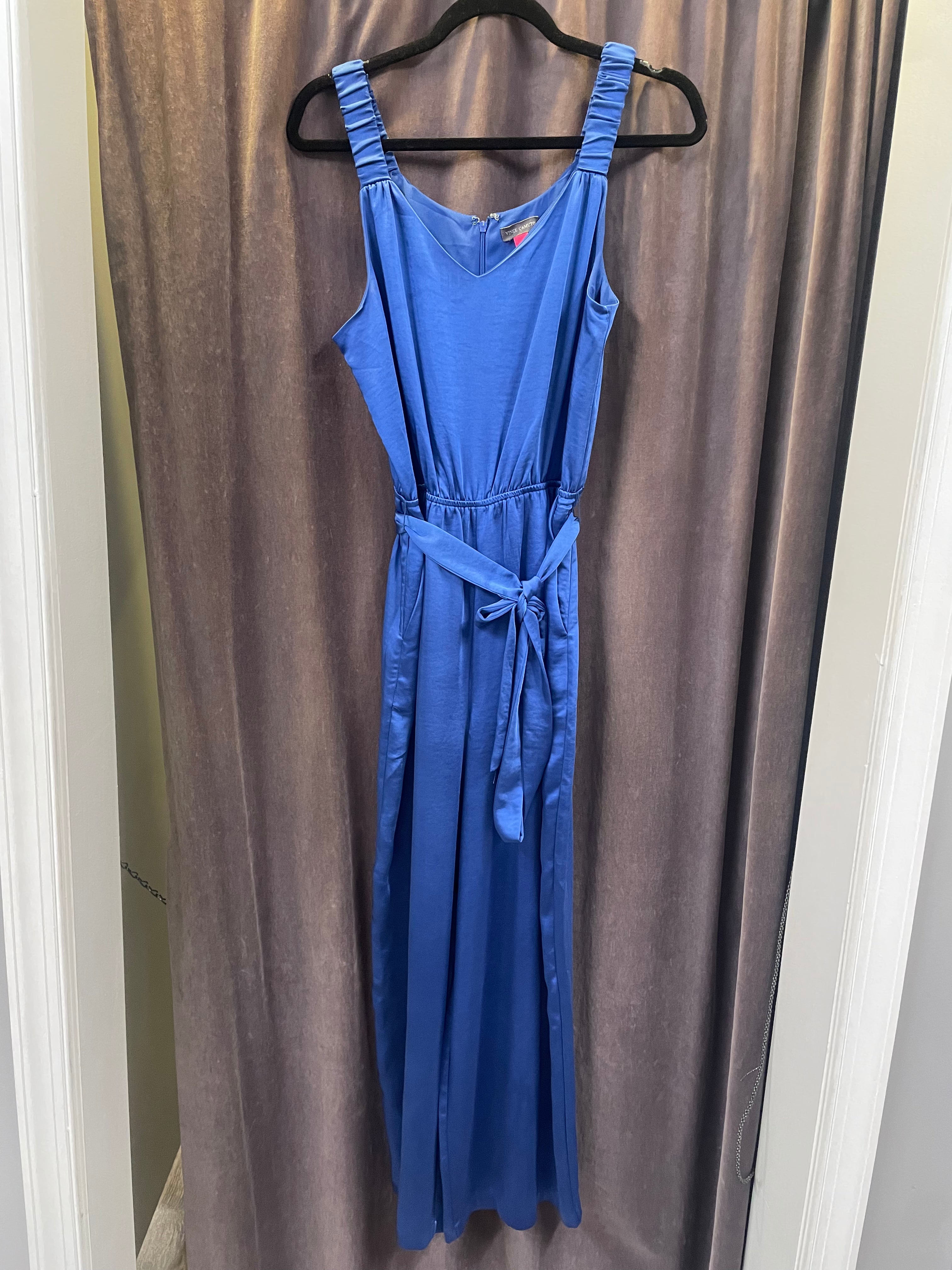 Vince Camuto Satin Tie Jumpsuit - Size 10