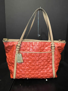 Coach Patent Bubble Like Handbag - Medium/Large