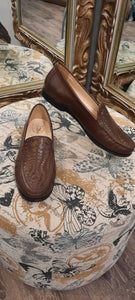 Cole Haan Leather Woven Flat Shoes  - Size 9